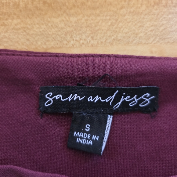 Sam & Jess Batwing Sleeve Smocked Hem Blouse (BL25) - Picture 9 of 11